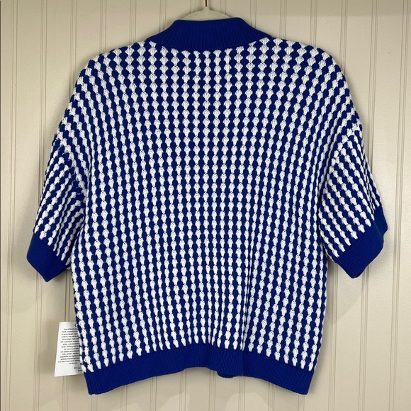 NWT Anthropologie Electric & Rose 100% Cotton Jacklyn Crochet Crop Top Size XL - Picture 5 of 9